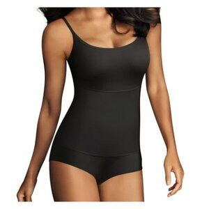 Maidenform Women's Black Cool Comfort Firm Stretch Romper Size M